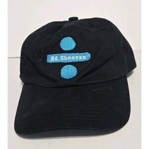 Ed Sheeran Hat Divide Album Music Band Pop Concert Dad Cap Black Strapback